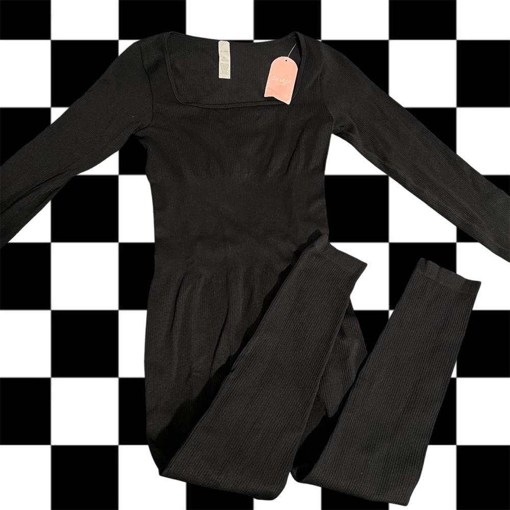Black Long Sleeve Jumpsuit